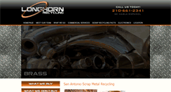 Desktop Screenshot of longhornrecycling.com